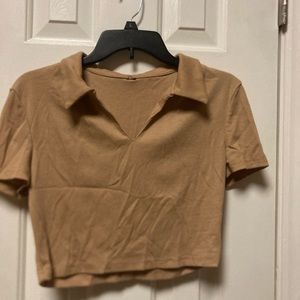 Medium, Cropped Stylized Polo